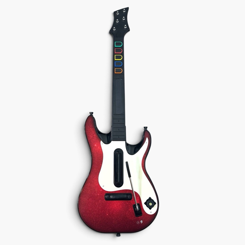RedOctane Xbox 360 Guitar Hero 5 Wireless Controller 95905.805 Cherry Tested